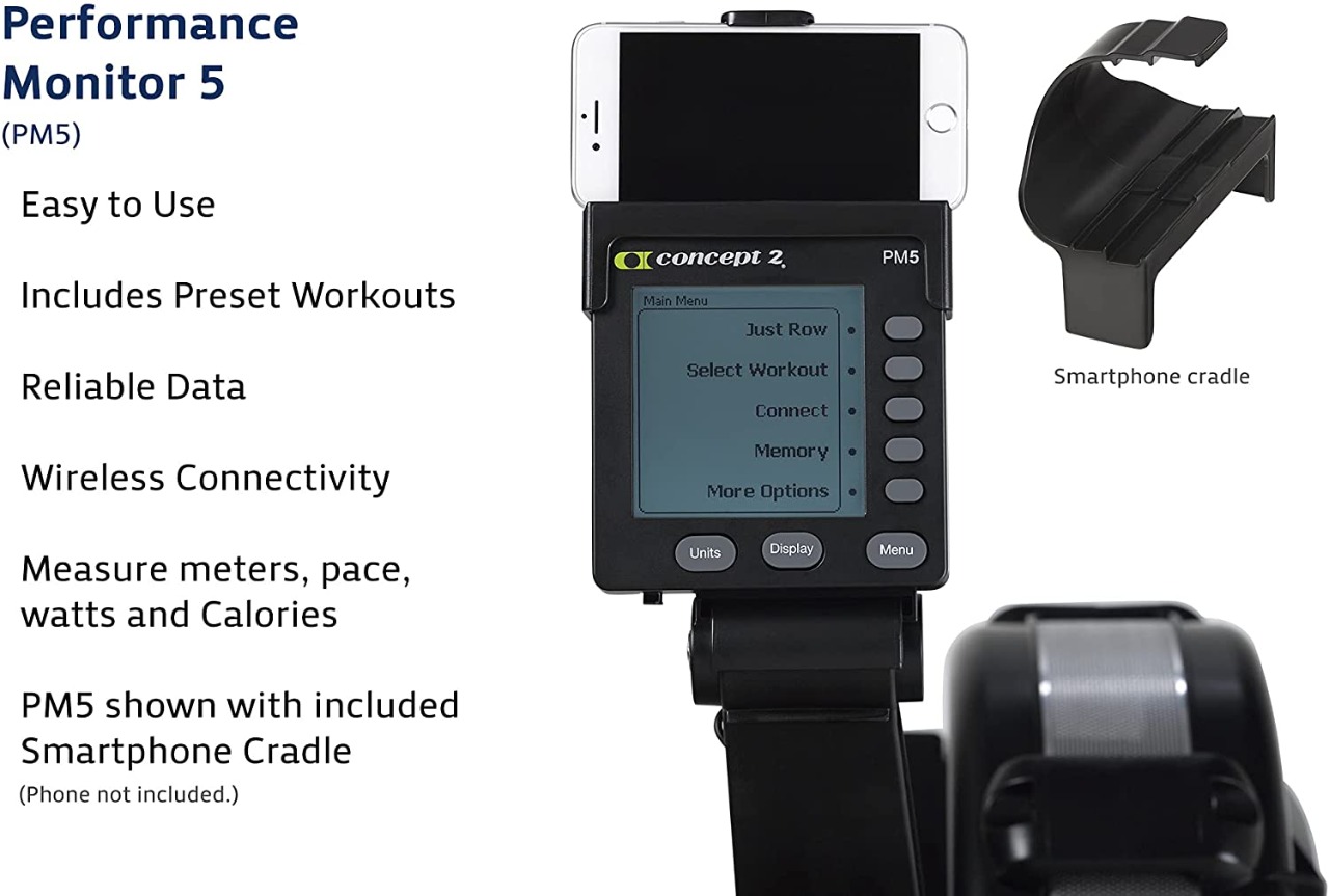 Concept 2 rowing machine